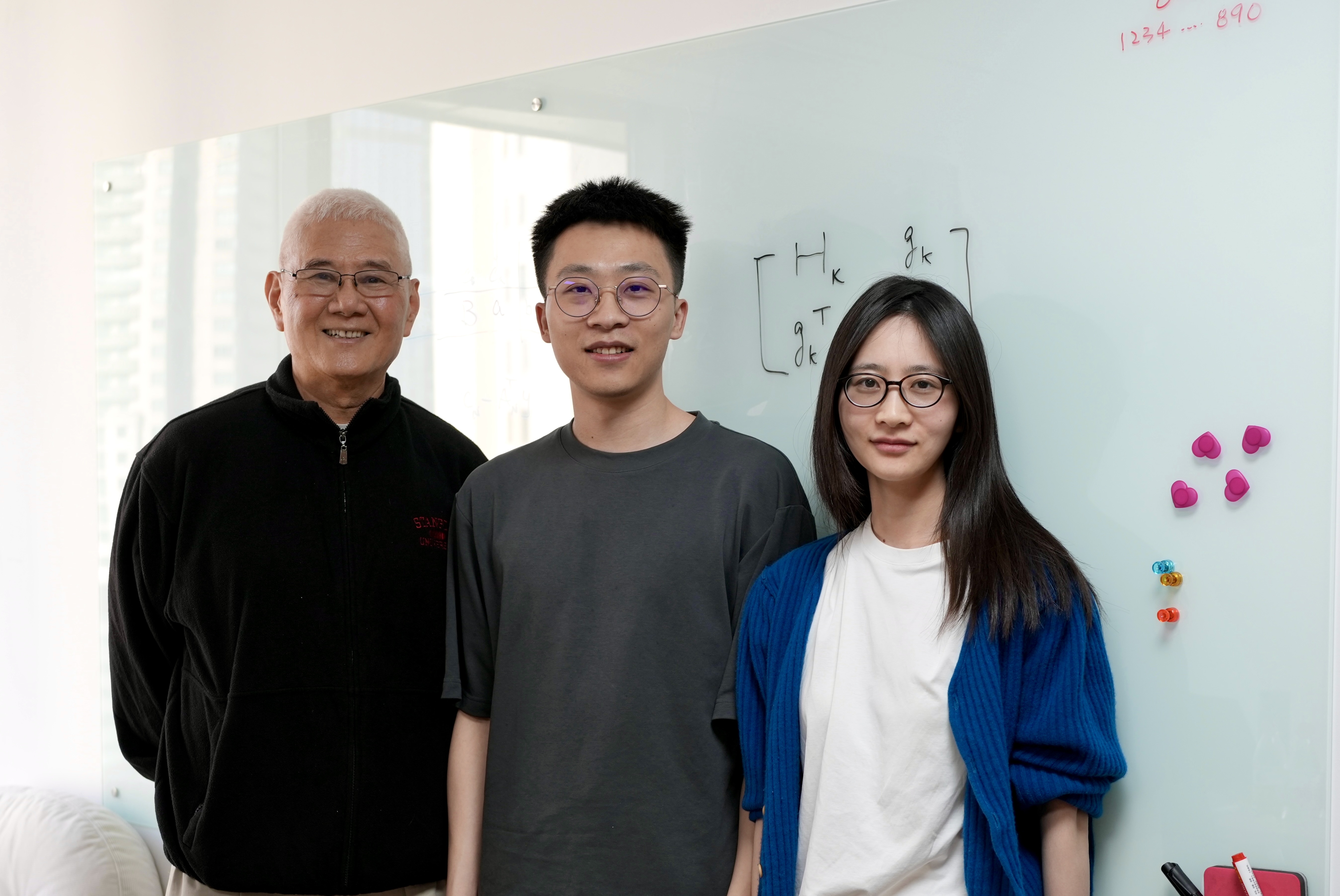 With Prof. Ye and friend